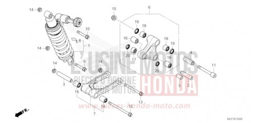 KISSEN, HINTEN NT1100DR de 2024